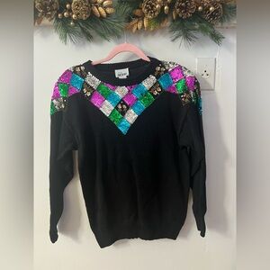 Vintage mister Noah sequins sweater